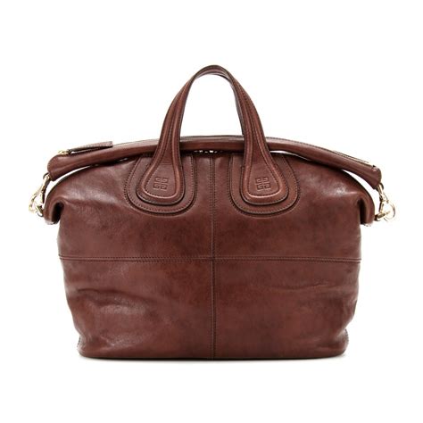 givenchy nightingale dark brown|Givenchy nightingale shopper tote.